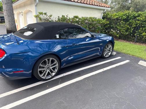 Blue 2023 Ford Mustang GT Premium