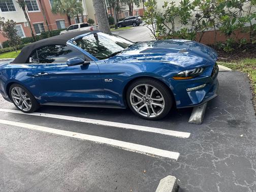 Blue 2023 Ford Mustang GT Premium
