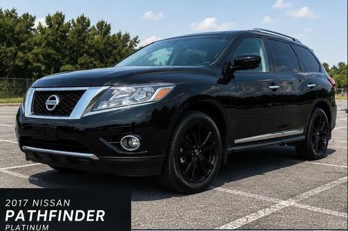 Black 2017 Nissan Pathfinder Platinum