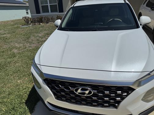 White 2020 Hyundai SANTA FE SE 2.4