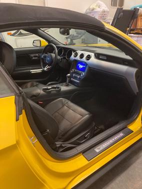 Yellow 2016 Ford Mustang EcoBoost Premium