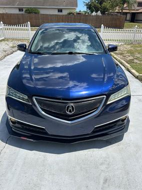 Blue 2016 Acura TLX Tech