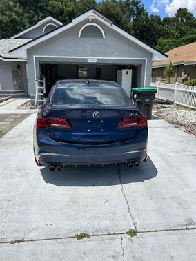 Blue 2016 Acura TLX Tech