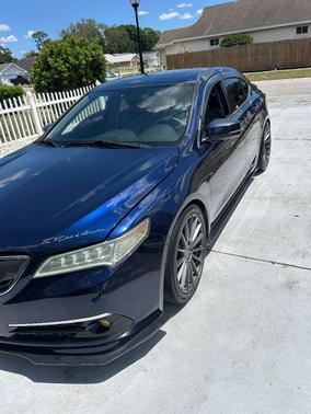 Blue 2016 Acura TLX Tech