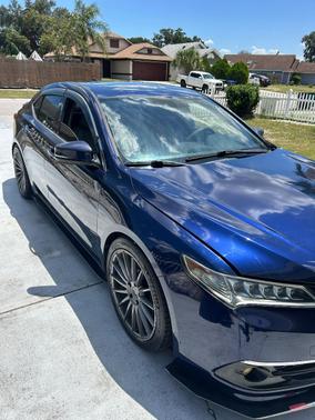 Blue 2016 Acura TLX Tech