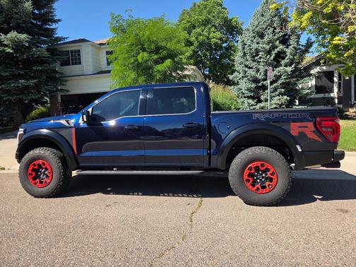 Blue 2025 Ford F-150 Raptor