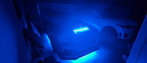 Blue 2015 Subaru WRX STI Limited