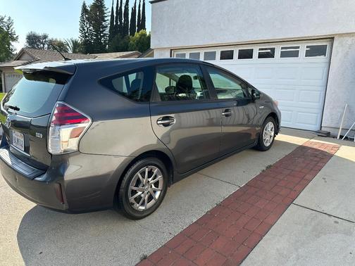Gray 2017 Toyota Prius v Five