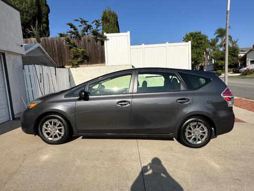Gray 2017 Toyota Prius v Five