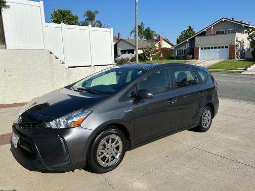 Gray 2017 Toyota Prius v Five
