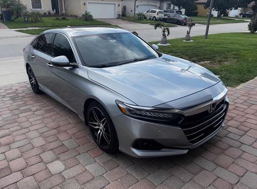 Silver 2021 Honda Accord Touring 2.0T