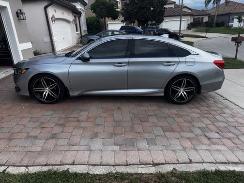 Silver 2021 Honda Accord Touring 2.0T