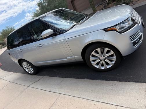Silver 2017 Land Rover Range Rover 3.0L Supercharged HSE