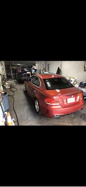 Red 2009 BMW 128 i