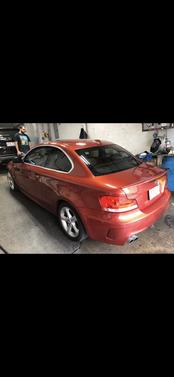 Red 2009 BMW 128 i