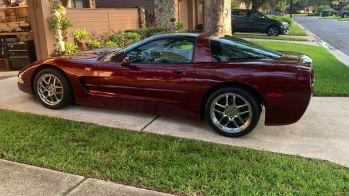 Red 2003 Chevrolet Corvette Base