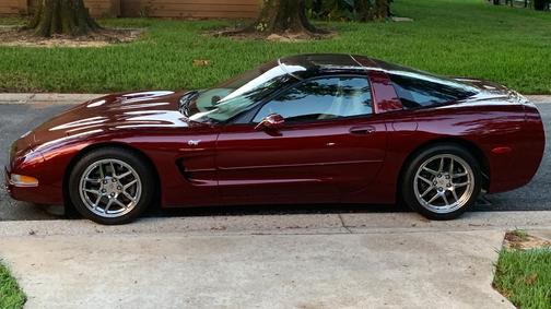 Red 2003 Chevrolet Corvette Base
