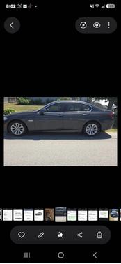 Gray 2015 BMW 528 i xDrive