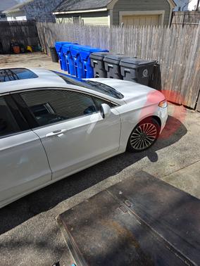 White 2018 Ford Fusion Titanium