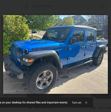 Blue 2022 Jeep Gladiator Rubicon