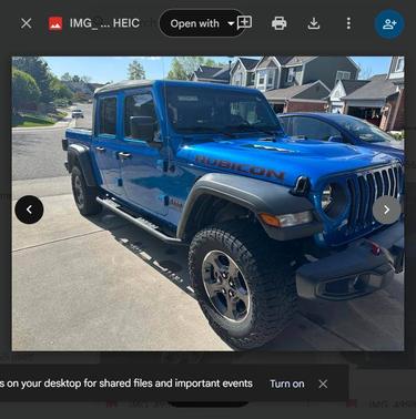 Blue 2022 Jeep Gladiator Rubicon