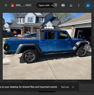 Blue 2022 Jeep Gladiator Rubicon