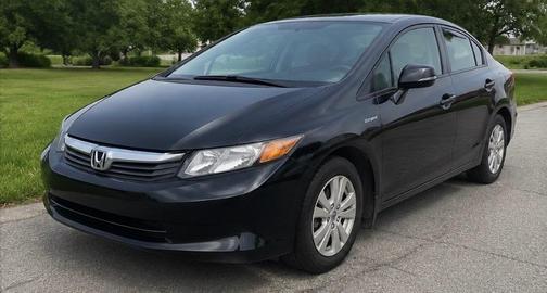 Black 2012 Honda Civic Hybrid Base