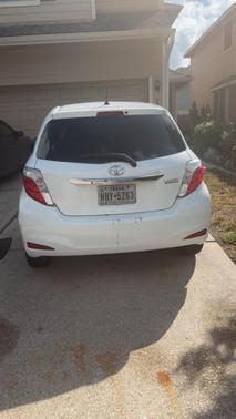 White 2014 Toyota Yaris L