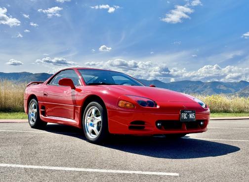 Red 1994 Mitsubishi 3000GT VR-4