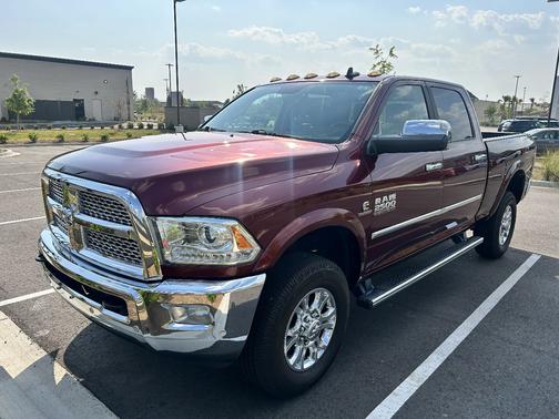 Red 2016 RAM 2500 Laramie