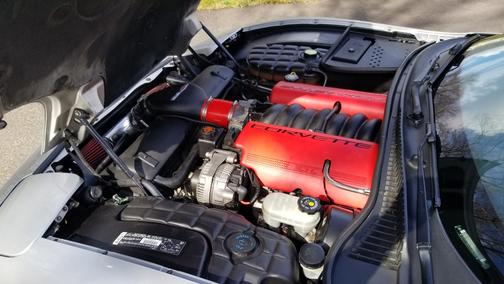 Silver 2001 Chevrolet Corvette Z06