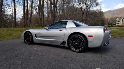 Silver 2001 Chevrolet Corvette Z06
