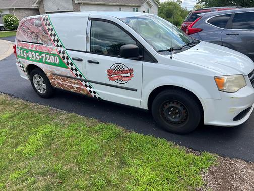 White 2014 RAM Cargo Tradesman