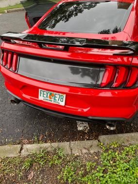 Red 2020 Ford Mustang EcoBoost