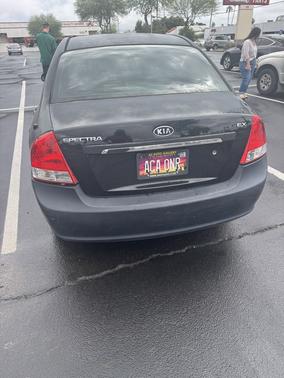 Black 2008 Kia Spectra EX