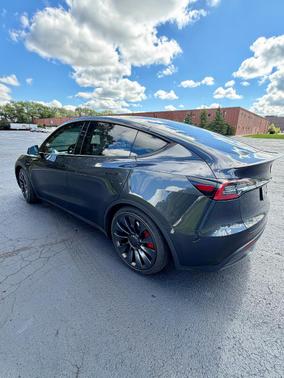 Gray 2024 Tesla Model Y Performance