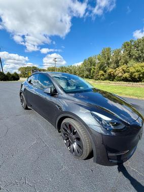 Gray 2024 Tesla Model Y Performance