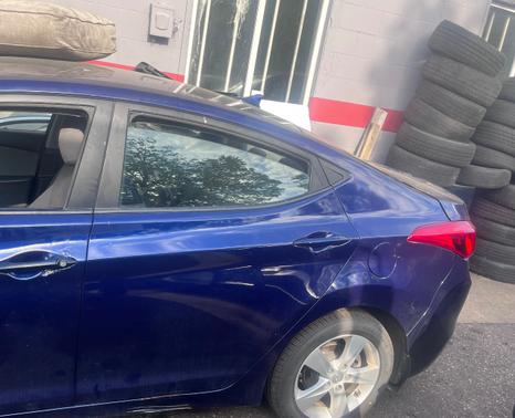 Blue 2013 Hyundai ELANTRA GLS