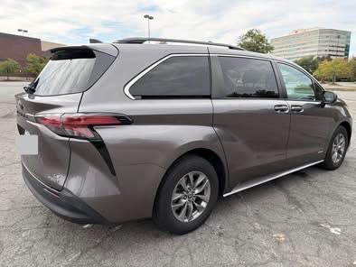 Gray 2021 Toyota Sienna LE 8 Passenger