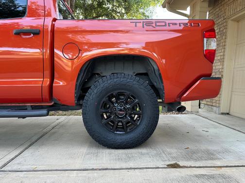 Orange 2015 Toyota Tundra TRD Pro
