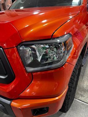 Orange 2015 Toyota Tundra TRD Pro