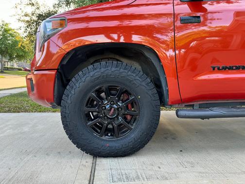 Orange 2015 Toyota Tundra TRD Pro