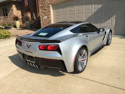 Silver 2017 Chevrolet Corvette Grand Sport