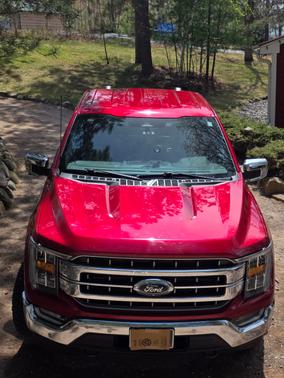 Red 2022 Ford F-150 Lariat