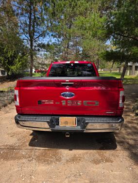 Red 2022 Ford F-150 Lariat