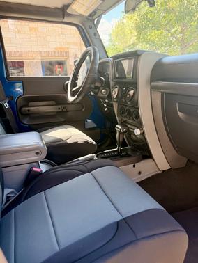 Blue 2009 Jeep Wrangler Unlimited X