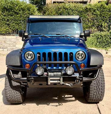 Blue 2009 Jeep Wrangler Unlimited X