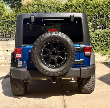 Blue 2009 Jeep Wrangler Unlimited X