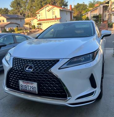 White 2021 Lexus RX 450hL AWD