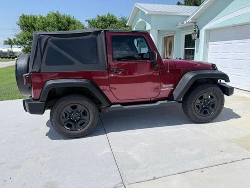 Red 2012 Jeep Wrangler Sport